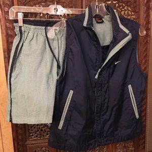 2 pairs Nike shorts and vest